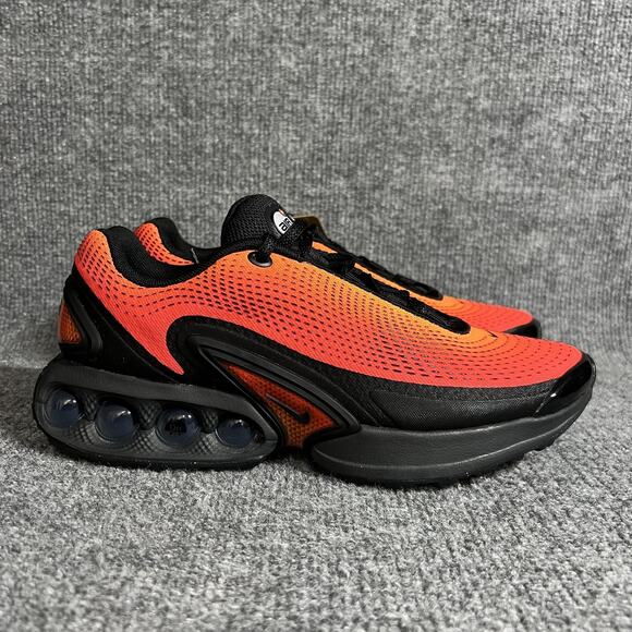 Nike Air Max Dn Shoes Mens Size 6.5 Orange Black Mesh Running Sneaker IB4505-803 - Picture 1 of 9